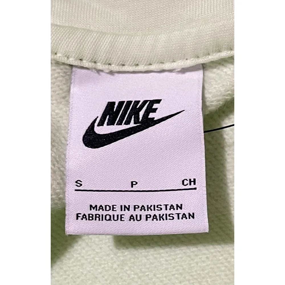 Nike Sportswear Essential Hoodie Lime Ice Pullover Logo Women Small‎ BV4126 303